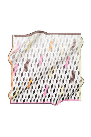 90X90 İpek Tivil Eşarp