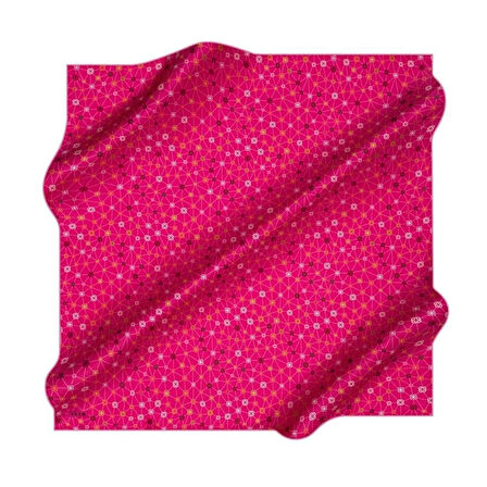 Aker Tivil İpek Eşarp 8693713-991 47465 Pembe Monogram Desen