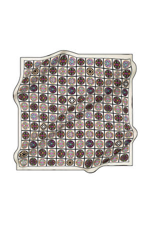 90X90 İpek Krep Saten