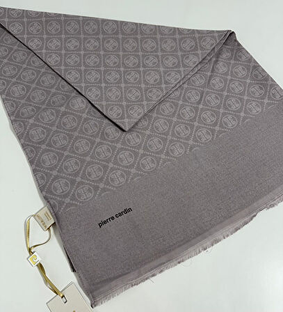 Elegans Monogram Şal-75 X 190-090700-991 Leylak