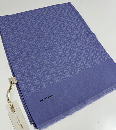 Elegans Monogram Şal-75 X 190-090700-992 Mor