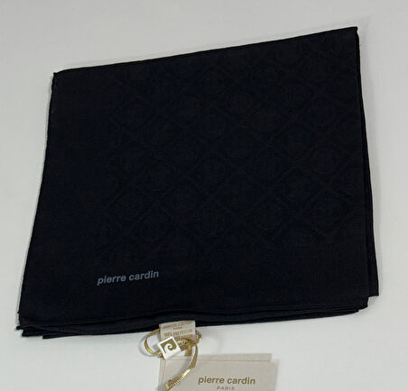 Elegans Monogram Eşarp - 1090750 -911 Siyah