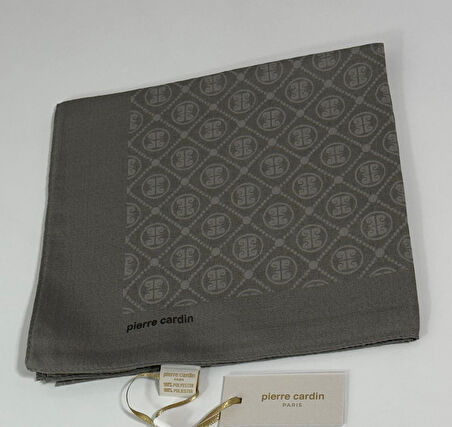 Elegans Monogram Eşarp - 1090750 -975 Vizon - Taş