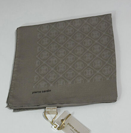 Elegans Monogram Eşarp - 1090750 -982 Vizon