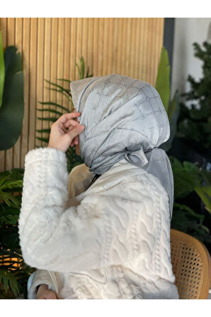 Koza %50 Floush %50 Cotton Eşarp -1050950-03