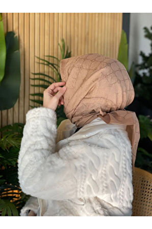 Koza %50 Floush %50 Cotton Eşarp -1050950-04