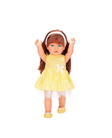 Tina Party Bebek 45 cm 34231 Sarı Elbiseli