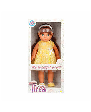 Tina Party Bebek 45 cm 34231 Sarı Elbiseli