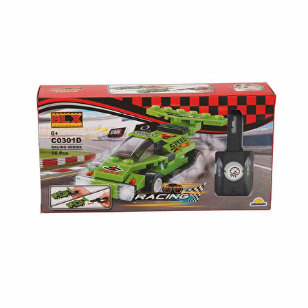 BLX Racing Yarış Arabası Yapı Seti C0301A 92779 Yeşil