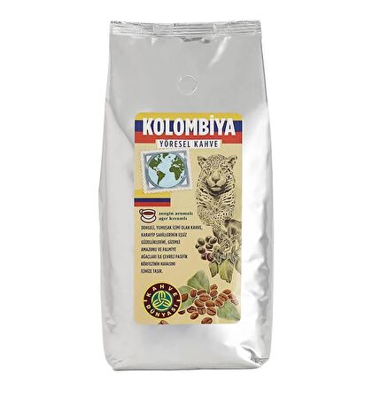 Kahve Dünyası Yöresel Kolombiya Filtre Kahve Çekirdek 1kg