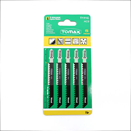 TOMAX NORMAL KESİM AHŞAP DEKUPAJ AĞZI (T111C)  HCS - 5 Adet