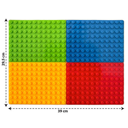 Lego Duplo Uyumlu Tablalı Maxi Boy Zemin 29,5x39 Cm