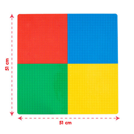 LegoClassicUyumlu Tablalı Mega Boy Zemin 51x51 cm