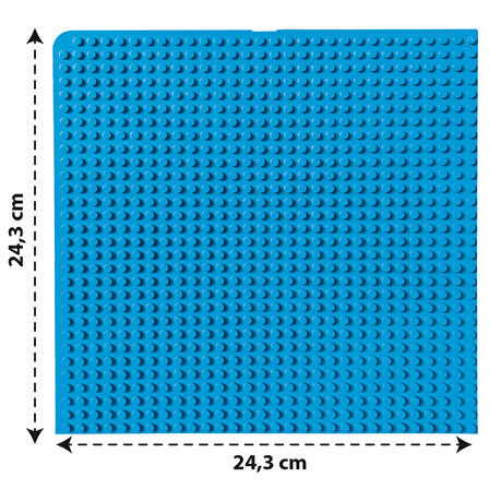 Lego Classic Uyumlu Zemin Mavi 24,5x24,5 Cm