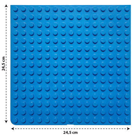 LegoDuploUyumlu Büyük Zemin Mavi