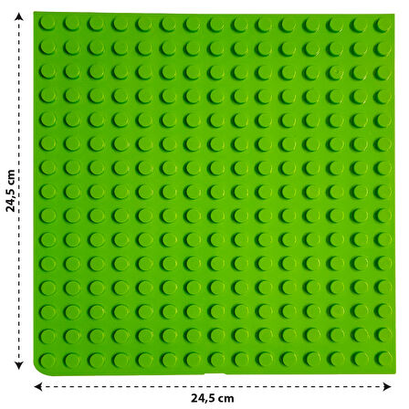 Lego Duplo Uyumlu Zemin Yeşil 24,5x24,5 cm