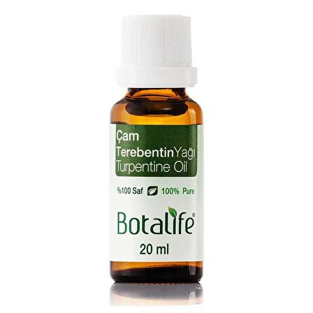 Botalife Saf Çam Terebentin Yağı 20ml Seyreltilmemiş Distilasyon