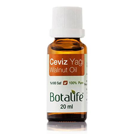 Botalife Saf Ceviz Yağı 20ml Soğuk Pres