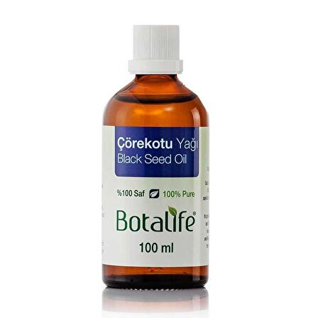 Botalife Saf Çörekotu Yağı 100ml Soğuk Pres Çörek Otu Katkısız