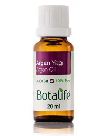 Botalife Saf Argan Yağı 20ml %100 Doğal Soğuk Sıkım Pres Oil 