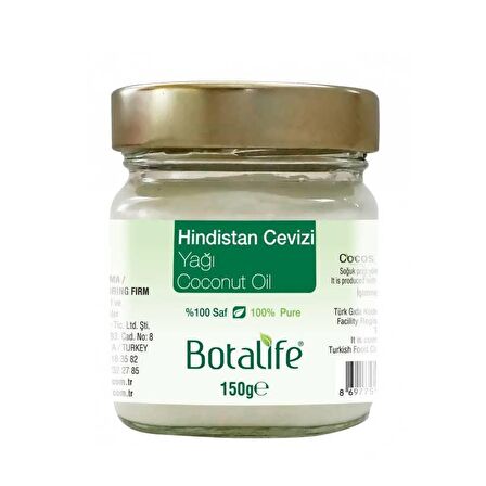 Hindistan Cevizi Yağı 150 Gr