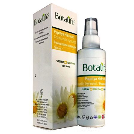 Botalife Saf Papatya Suyu Hidrolat 150ML Yüz Cilt Tonik Hidrosol