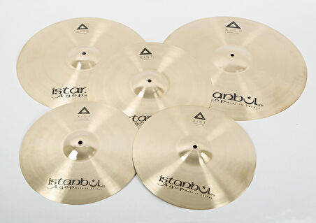 İstanbul Agop XIST Series 3-Pack Cymbal Set Naturel - IXS3 Zil Seti