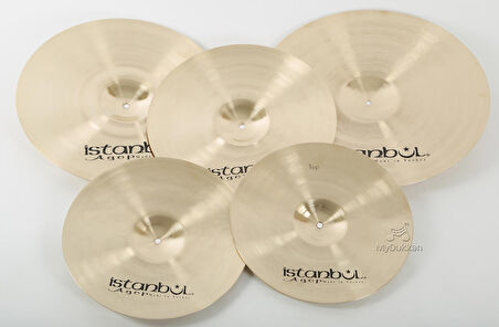 İstanbul Agop XIST Series 3-Pack Cymbal Set Naturel - IXS3 Zil Seti