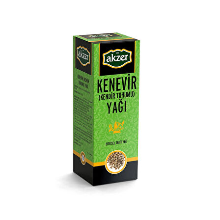 AKZER KENEVİR (KENDİR) TOHUMU YAĞI 50 ML