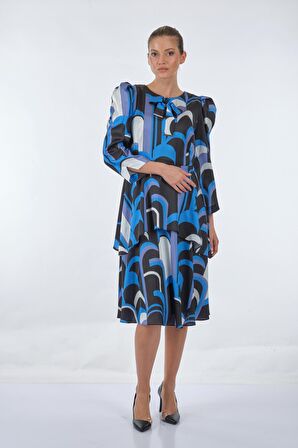 Fever Mavi Kadın Elbise 322116008