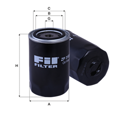 YAG FILTRESI PASSAT 1.8T 96 05 A4 1.8T 96 04 A6 1.8T 97 05 EXEO 1.8T 08  SUPERB 1.8T - FIL ZP3105