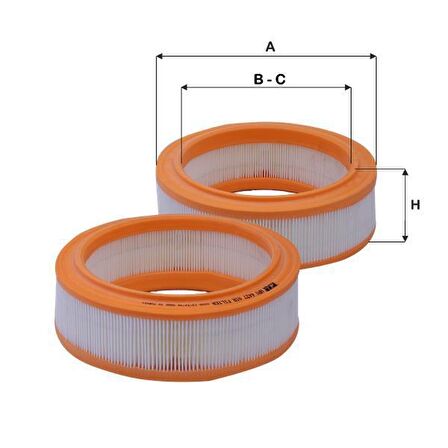 HAVA FILTRESI DOKKER SANDERO LOGAN CLIO II KANGOO MEGANE I 1.4 - 1.6 - FIL HPU4427