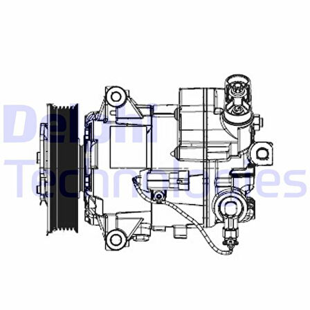 Opel Klima Kompresoru İnsignia A Astra J A16xer B16xer A16let - Delphi Tsp0155948