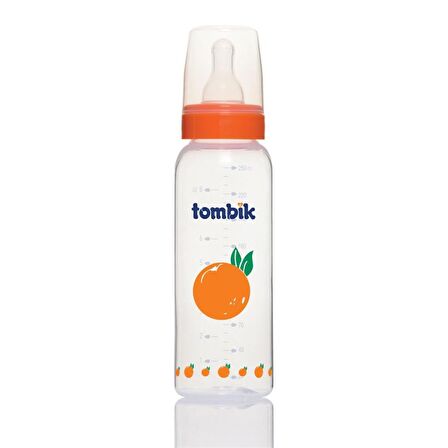 Tombik %0 BPA PP Biberon Meyve Serisi 250ml / Portakal