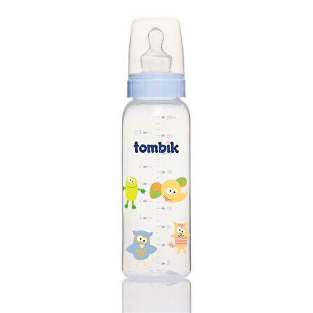 Tombik %0 BPA PP Biberon 250 ml / Şaşkın Hayvanlar