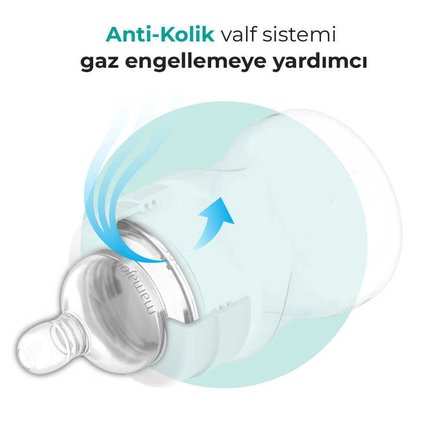 Mamajoo Antikolik Biberon Emziği Seti 9 Ay+ | Hızlı Akışlı, İkili - Saklama Kabı Hediyeli