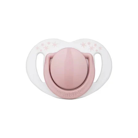 Mamajoo Yenidoğan Hediye Seti Powder Pink | Antikolik Biberon 150 ml ve Ortodontik Emzik & Saklama Kabı