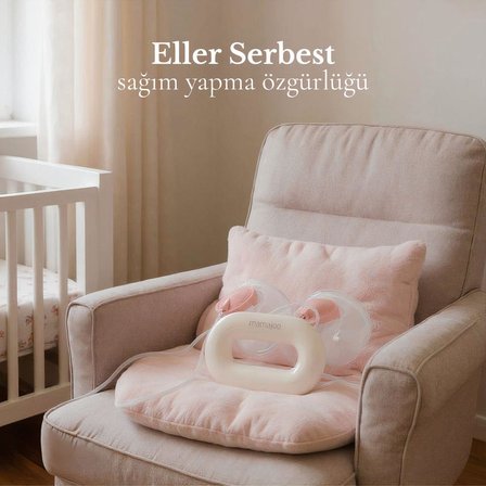 Mamajoo Kybele Giyilebilir Çiftli Göğüs Pompası 150 ml | 9 Kademe Ayarı
