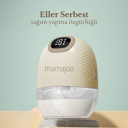 Mamajoo Gaia Giyilebilir Tekli Göğüs Pompası 140 ml | 27 Kademe Ayarı