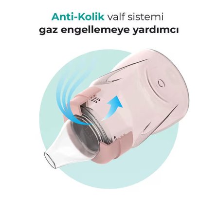 Mamajoo Antikolik Akıtmaz Alıştırma Bardağı 160 ml Powder Pink, 6 Ay+