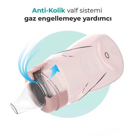 Mamajoo Antikolik Akıtmaz Alıştırma Bardağı 270 ml Powder Pink, 9 Ay+