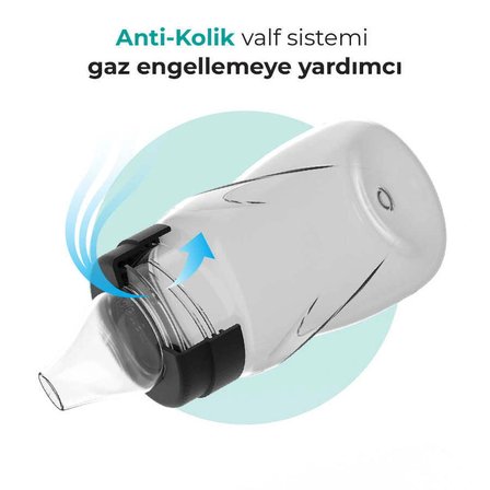 Mamajoo Antikolik Akıtmaz Alıştırma Bardağı 270 ml Black, 9 Ay+