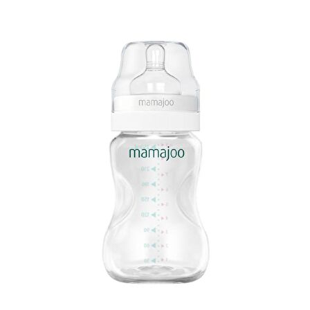 Mamajoo Silver Biberon 250ml & Yedek İkili Biberon Emziği No.1 0 Ay+