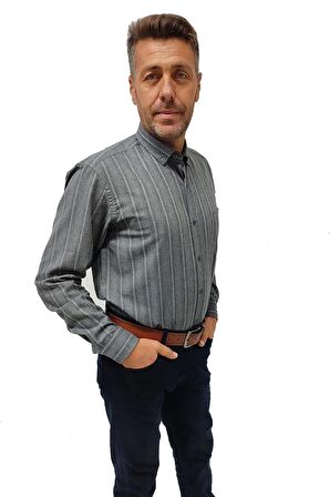 Erkek Kışlık Pamuklu Günlük Klasik Gömlek Erkek Gömlek Kışlık Gömlek