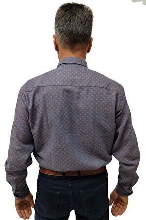Erkek Kışlık Pamuklu Günlük Klasik Gömlek Erkek Gömlek Kışlık Gömlek OG-024