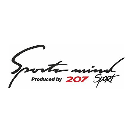 Peugeot 207 Sports Mind Oto Sticker Araba Yapıştırma