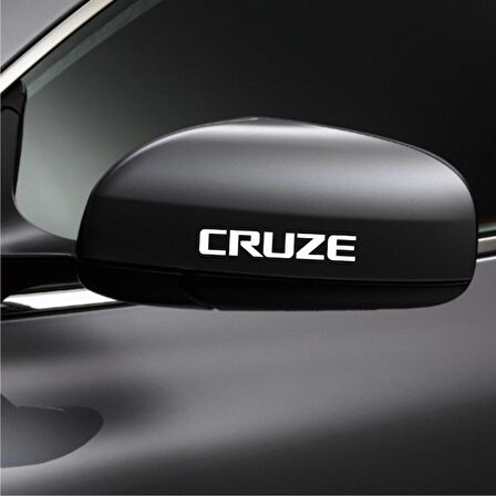 Cruze Araba Yan Ayna Araç Sticker Yapıştırma 2Adet