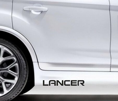 Mitsubishi Lancer Araba Sticker Yapıştırma 2 ADET