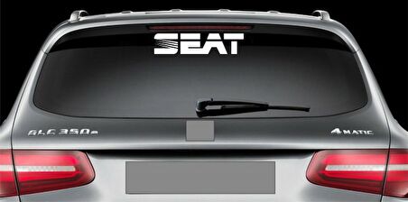 Seat Araba Arka Cam Sticker Yapıştırma