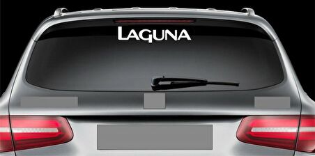 Laguna Araba Arka Cam Sticker Yapıştırma